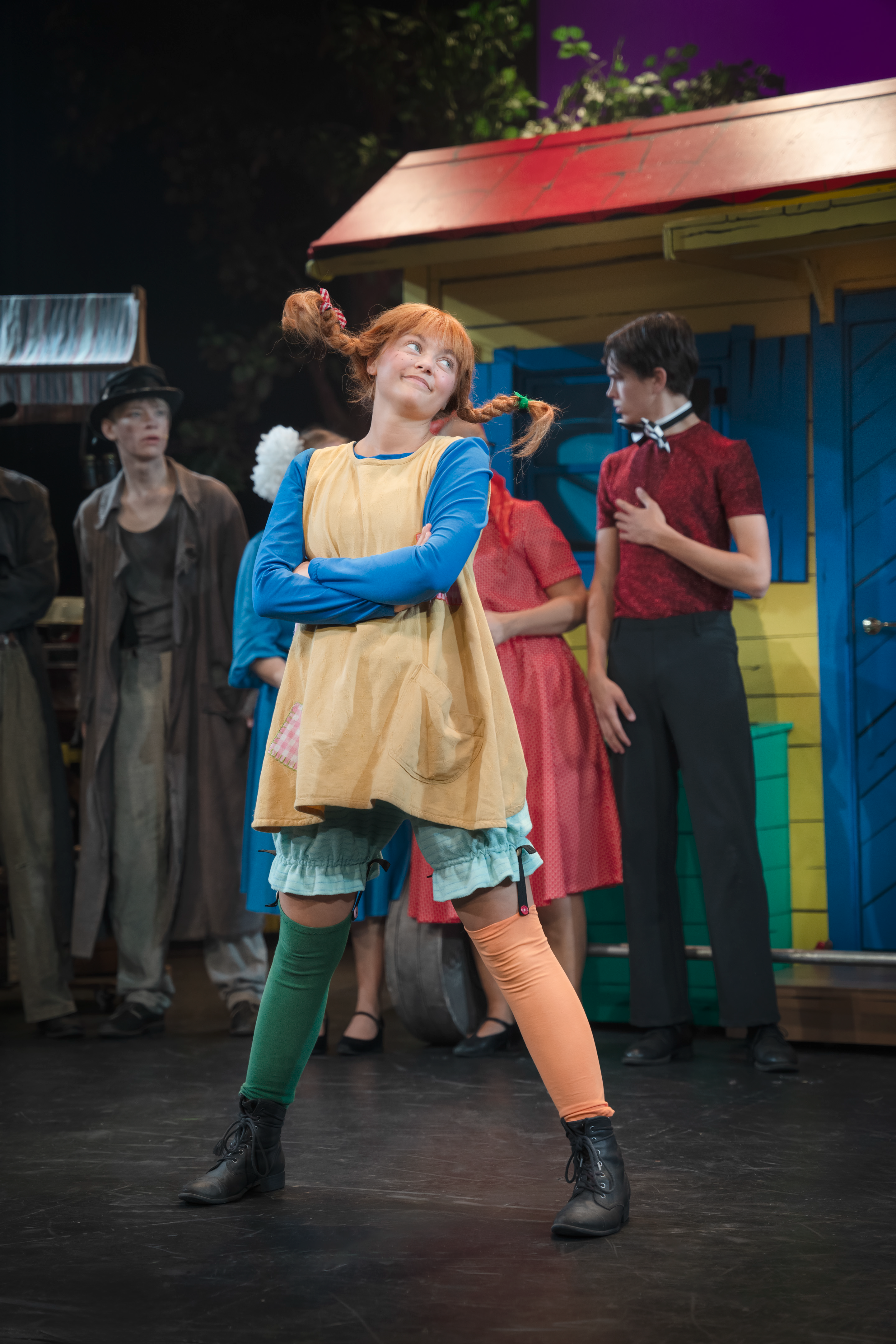 Pippi flyttar in i Villavillekulla